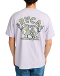 The RVCA Mens United T-Shirt in Pastel Lilac