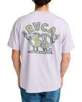 The RVCA Mens United T-Shirt in Pastel Lilac