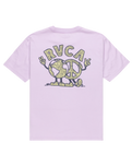 The RVCA Mens United T-Shirt in Pastel Lilac