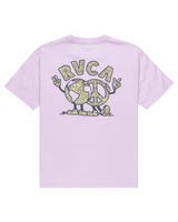 The RVCA Mens United T-Shirt in Pastel Lilac