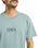 The RVCA Mens Benj Battle T-Shirt in Lead