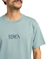 The RVCA Mens Benj Battle T-Shirt in Lead