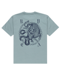 The RVCA Mens Benj Battle T-Shirt in Lead
