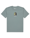 The RVCA Mens Column T-Shirt in Lead