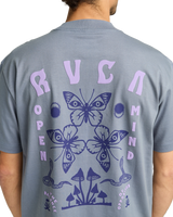 The RVCA Mens Butterfly Poster T-Shirt in Flint Stone
