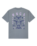 The RVCA Mens Butterfly Poster T-Shirt in Flint Stone