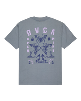 The RVCA Mens Butterfly Poster T-Shirt in Flint Stone