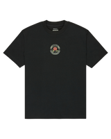 The RVCA Mens Roses Poster T-Shirt in Black