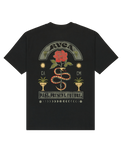 The RVCA Mens Roses Poster T-Shirt in Black