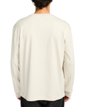 The RVCA Mens Spin Long Sleeve T-Shirt in Ceramic