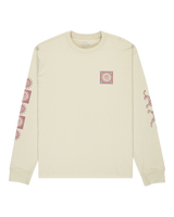 The RVCA Mens Spin Long Sleeve T-Shirt in Ceramic