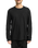 The RVCA Mens VA Worldwide Long Sleeve T-Shirt in Black
