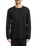 The RVCA Mens VA Worldwide Long Sleeve T-Shirt in Black