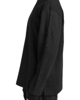 The RVCA Mens VA Worldwide Long Sleeve T-Shirt in Black