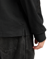 The RVCA Mens VA Worldwide Long Sleeve T-Shirt in Black