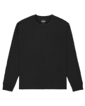 The RVCA Mens VA Worldwide Long Sleeve T-Shirt in Black