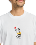 The RVCA Mens Cutship T-Shirt in White