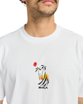 The RVCA Mens Cutship T-Shirt in White