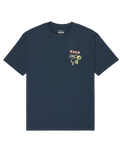 The RVCA Mens Deep Think T-Shirt in Moody Blue