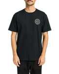 The RVCA Mens Logo Pack T-Shirt in Black