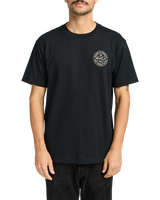 The RVCA Mens Logo Pack T-Shirt in Black