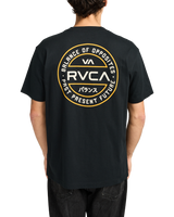 The RVCA Mens Logo Pack T-Shirt in Black