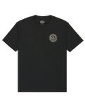 The RVCA Mens Logo Pack T-Shirt in Black