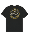 The RVCA Mens Logo Pack T-Shirt in Black