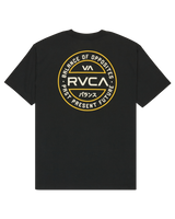The RVCA Mens Logo Pack T-Shirt in Black