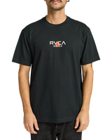 The RVCA Mens Tiger Sun T-Shirt in Black