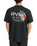 The RVCA Mens Tiger Sun T-Shirt in Black
