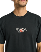 The RVCA Mens Tiger Sun T-Shirt in Black