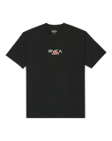 The RVCA Mens Tiger Sun T-Shirt in Black