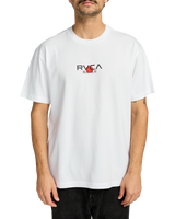 The RVCA Mens Tiger Sun T-Shirt in White