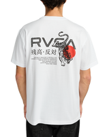 The RVCA Mens Tiger Sun T-Shirt in White