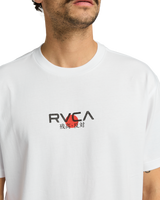 The RVCA Mens Tiger Sun T-Shirt in White