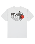 The RVCA Mens Tiger Sun T-Shirt in White