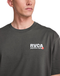The RVCA Mens The Fool T-Shirt in Garage Blue