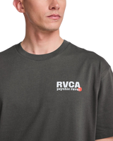 The RVCA Mens The Fool T-Shirt in Garage Blue