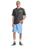 The RVCA Mens The Fool T-Shirt in Garage Blue
