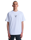 The RVCA Mens Antonia Figueiredo Amaze Snake T-Shirt in White