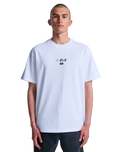 The RVCA Mens Antonia Figueiredo Amaze Snake T-Shirt in White