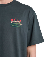 The RVCA Mens Welcome To RVCA T-Shirt in Pirate Black