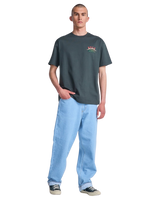 The RVCA Mens Welcome To RVCA T-Shirt in Pirate Black