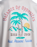 The RVCA Mens Frond Mural T-Shirt in Moonbeam