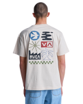 The RVCA Mens Mirage T-Shirt in Moonbeam