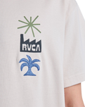 The RVCA Mens Mirage T-Shirt in Moonbeam