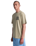 Face To Face T-Shirt in Khaki