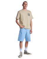 Face To Face T-Shirt in Khaki