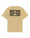 Face To Face T-Shirt in Khaki